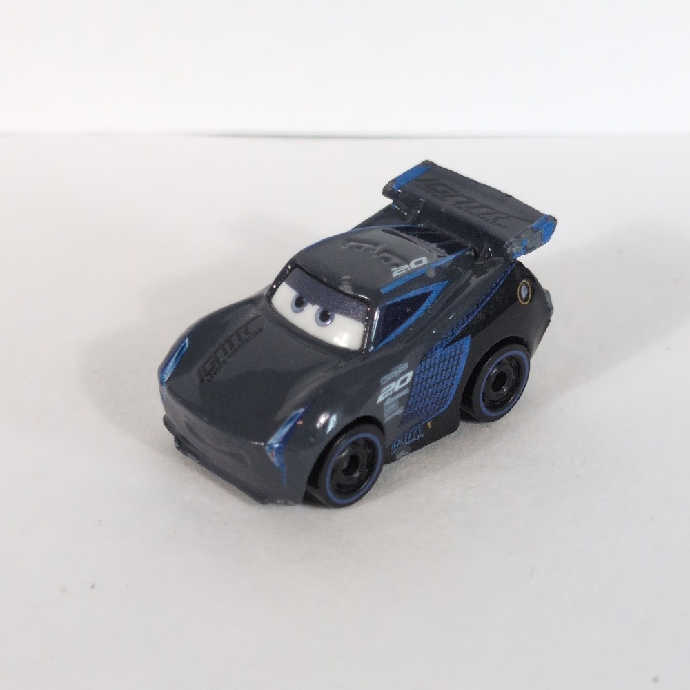 Disney Pixar Cars Jackson Storm Mattel Micro Drifters Mini Racer Black Blue